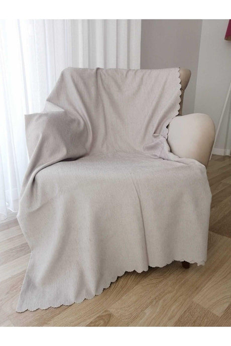 Stone Color Non-Slip Double Sided Sofa Bed Seat Cover Shawl - Swordslife