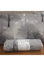 Single Elastic Bed Sheet+1 Piece Pillowcase 120x200 Gray Tree Ecgriağaç1 - Swordslife