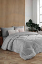 Single Lux Gray Welsoft Quilt Double Sided 155x215 6 Different Colors - Swordslife