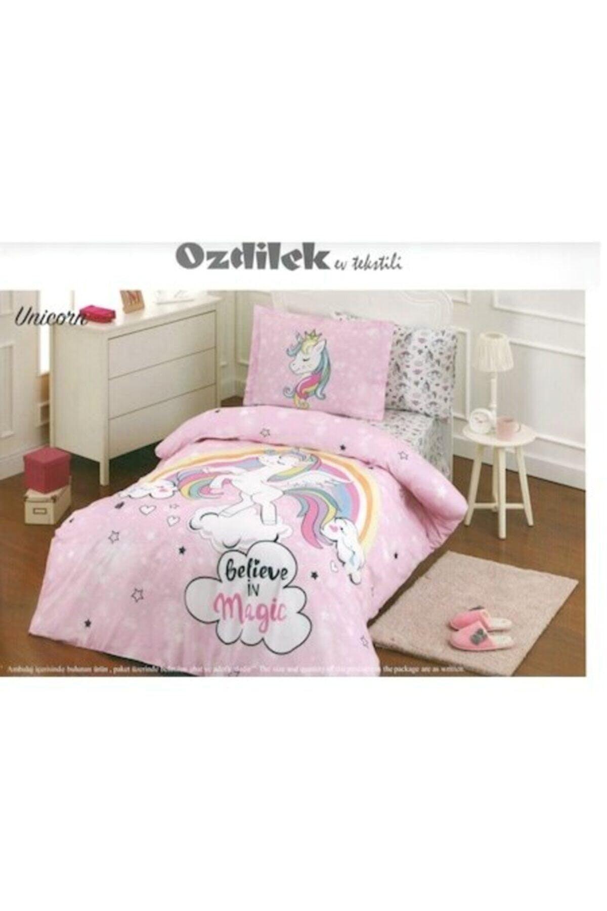 Single Unicorn Duvet Cover Set Pink - Swordslife