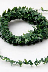 Stranded 3 Meters 1cm Small Tiny Leaf Strip Artificial Crown Ivy Flower Ornament - Swordslife