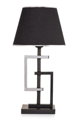 Tendan Lampshade Silver Black Abjr-55 - Swordslife