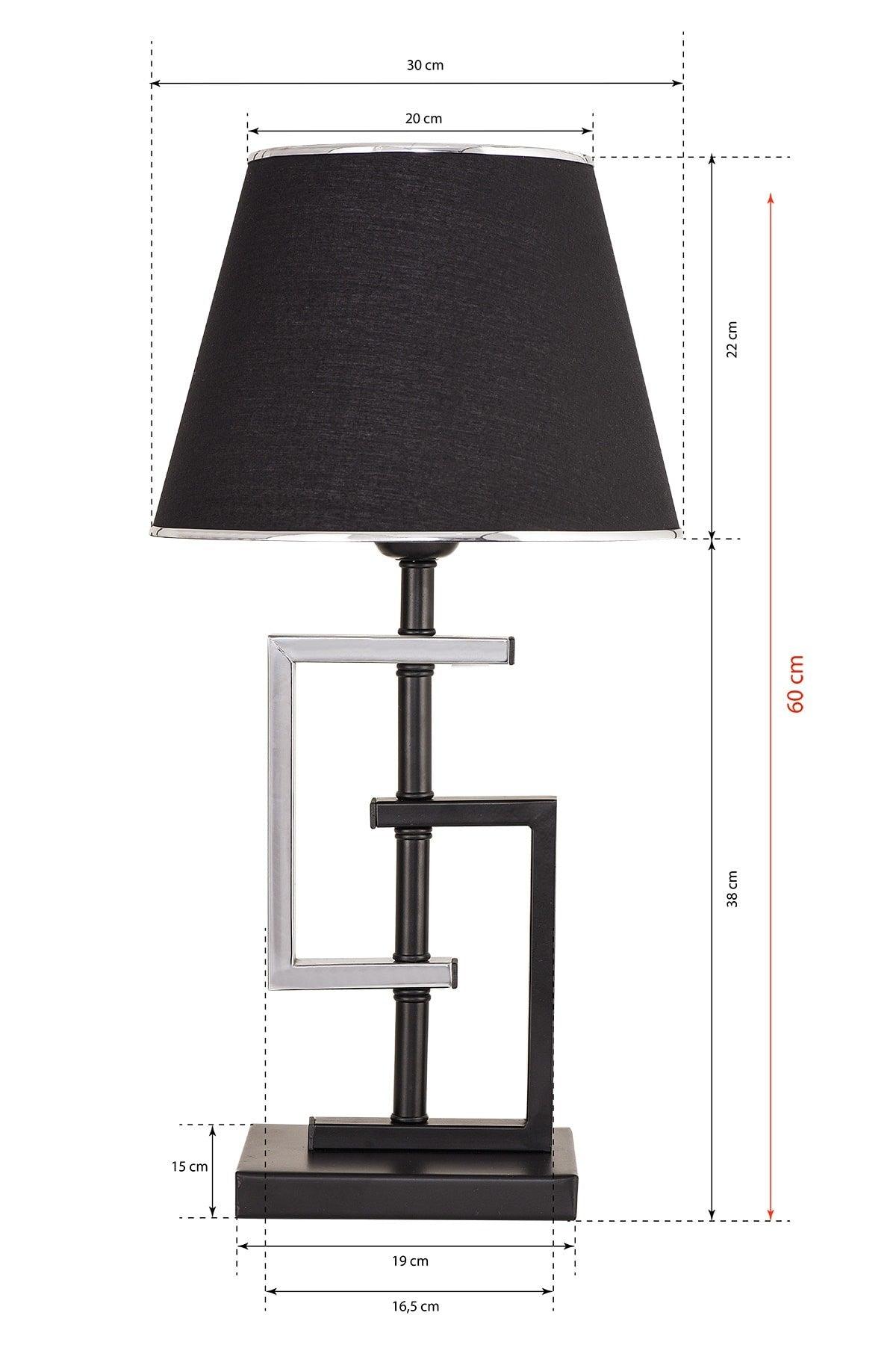 Tendan Lampshade Silver Black Abjr-55 - Swordslife