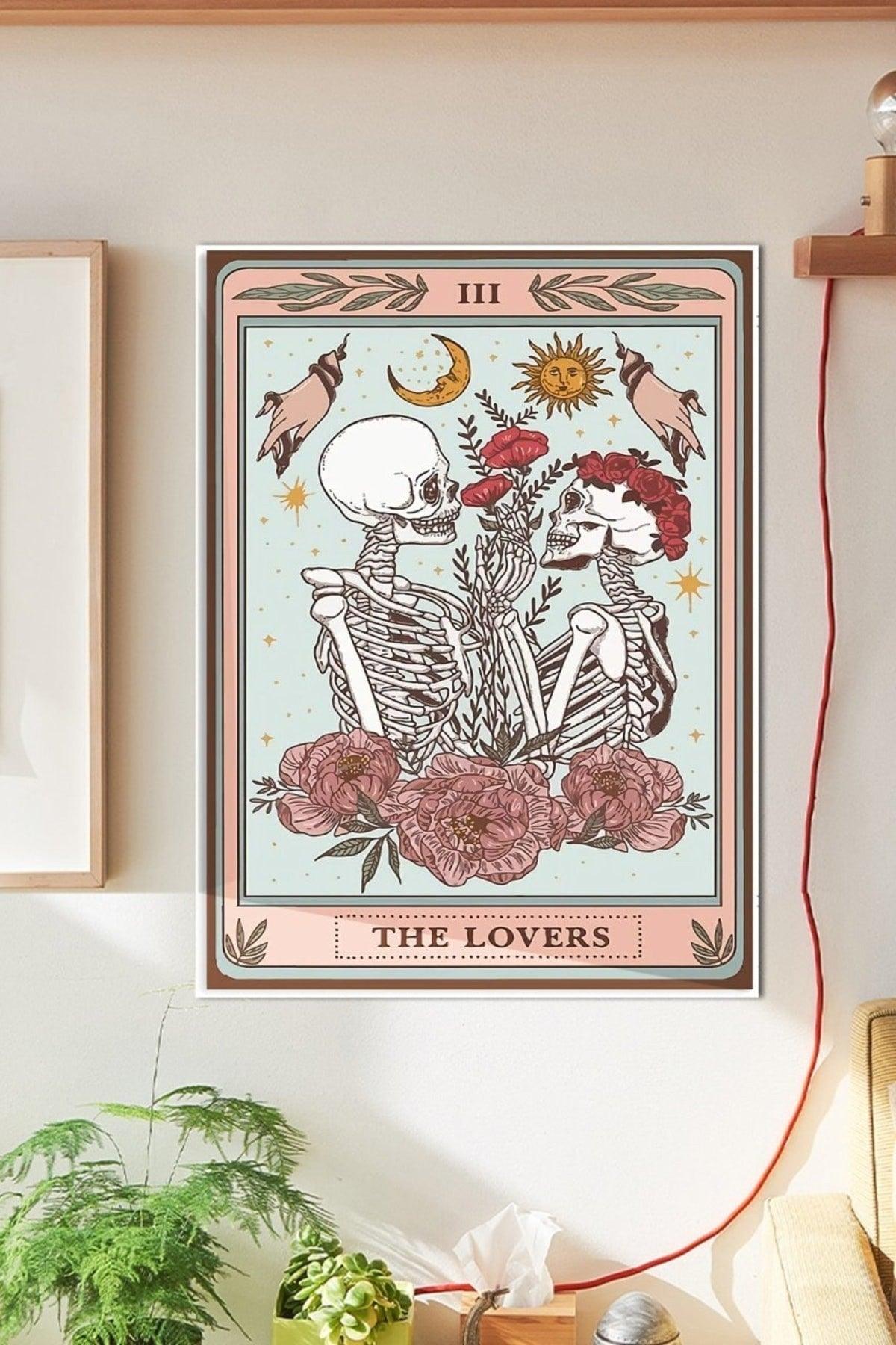 The Lovers Wall Poster Large 45x30 Cm - Swordslife