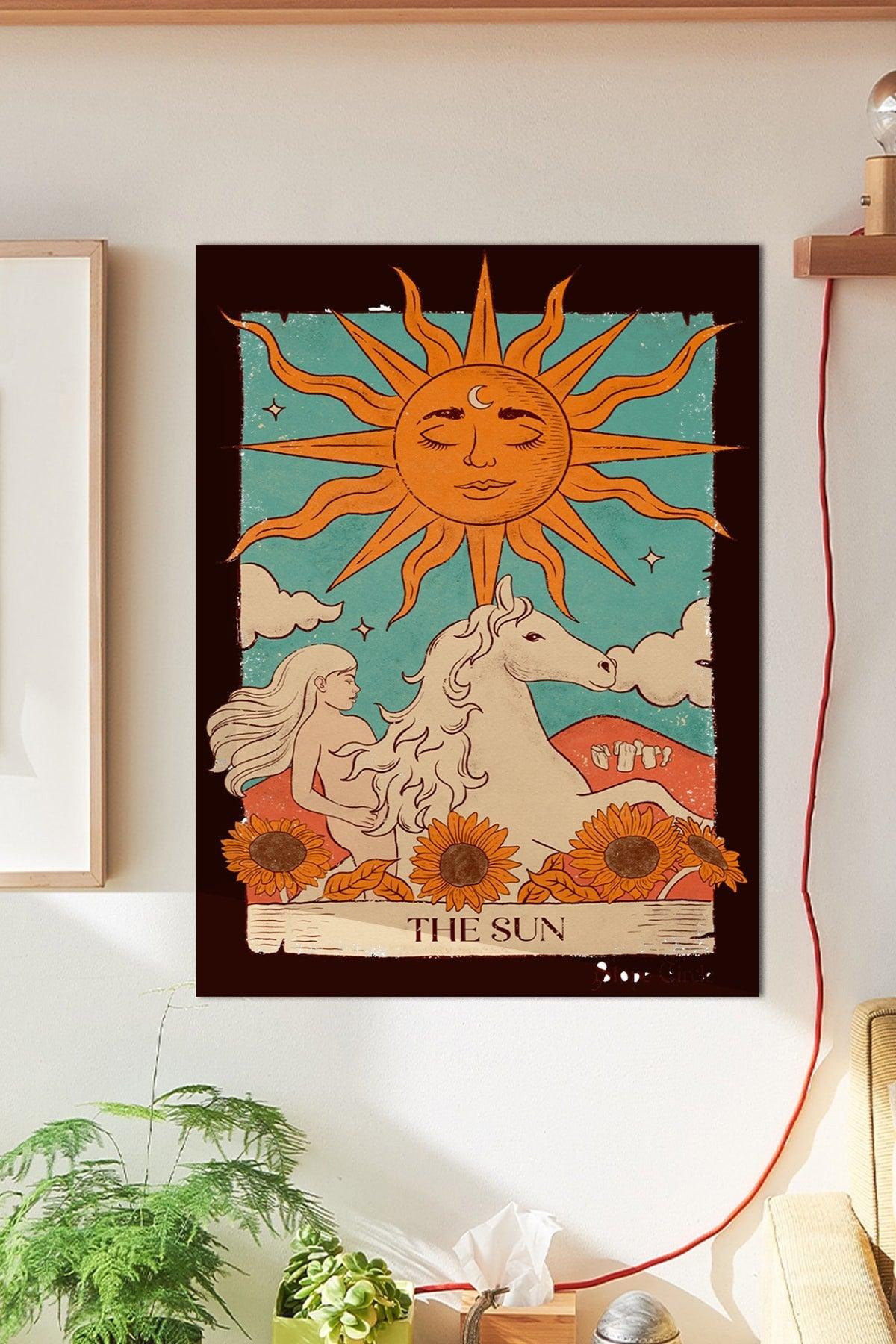 The Sun Wall Poster Large 45x30 Cm - Swordslife