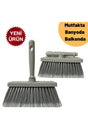 Small Handle Multi-Purpose Practical Cleaning Brush Bathroom Kitchen Balcony Broom - Swordslife