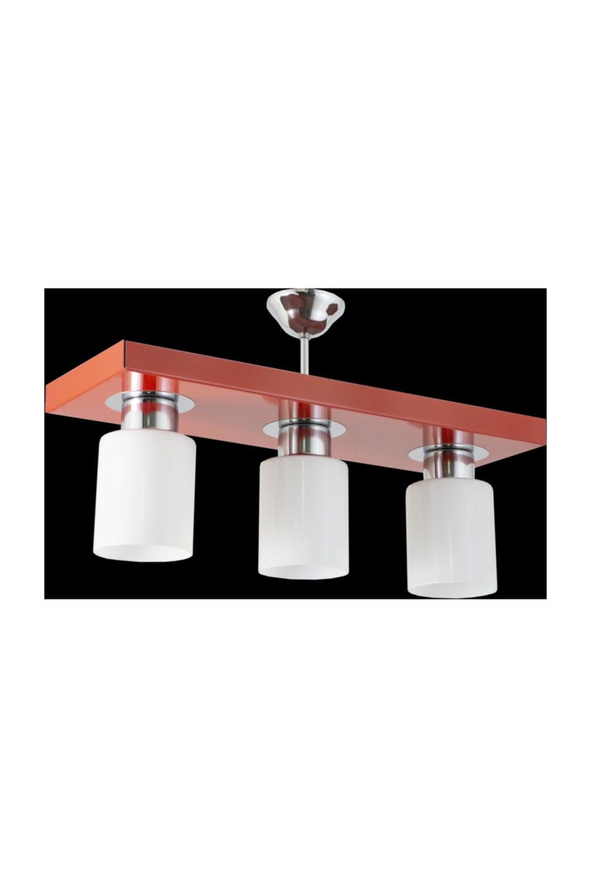 Triple Modern Sport Model Rectangle Tray Red Chandelier - Swordslife