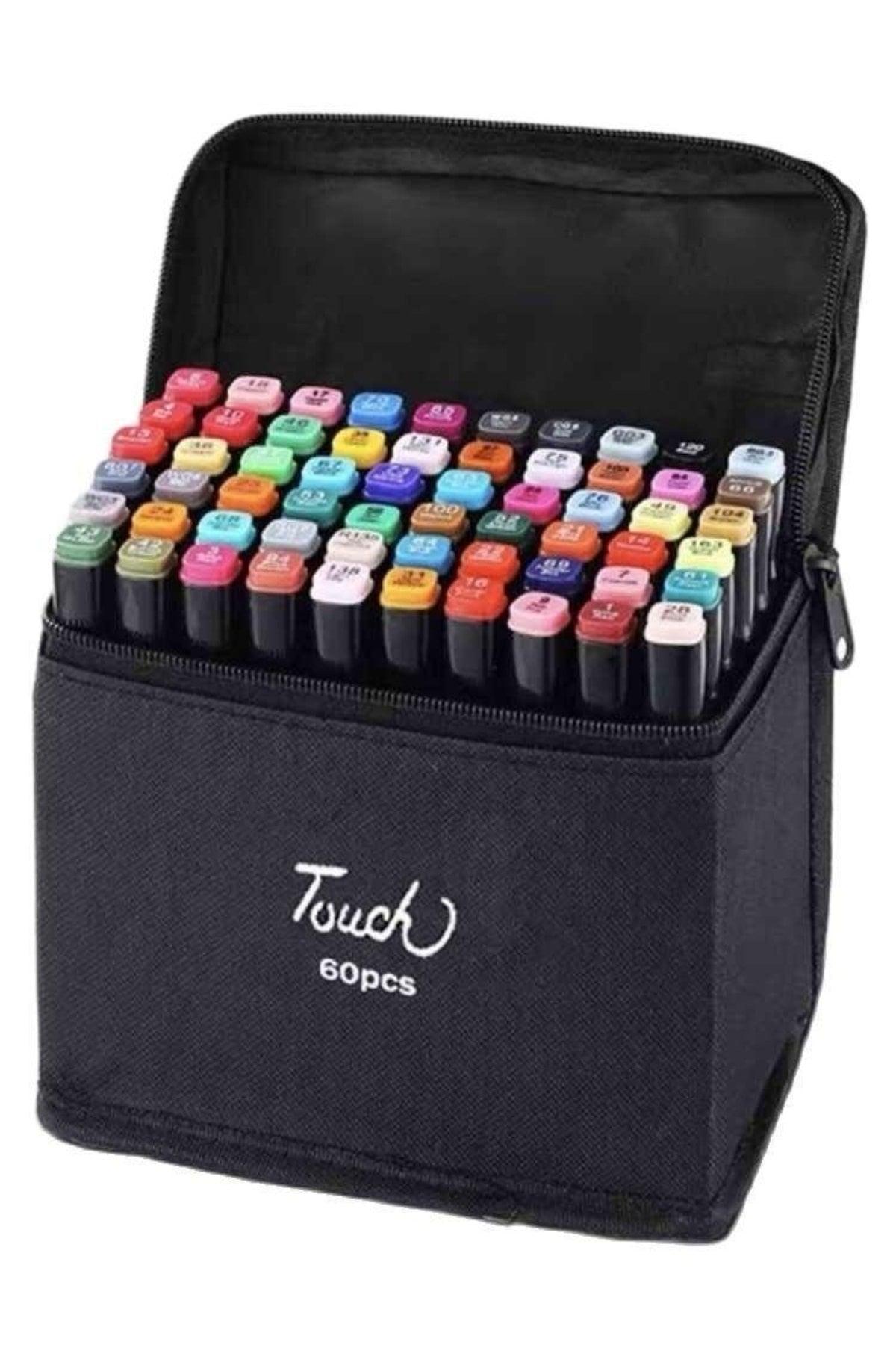 Touch Marker Art 60 Pieces Pen Set