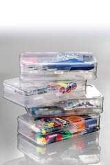 Transparente Hobby Box - Doppelseitige Werkzeugtasche Olta- Perlenring Stift Box Aufbewahrungsbehälter - Swordslife