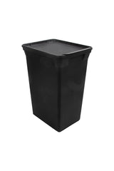 Trashbin Black 40 L Plastic Dustbin - Swordslife