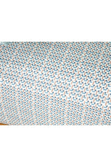 Trellis Easy to Iron Single Bed Sheet 160x240 Cm Blue – Cinnamon - Swordslife