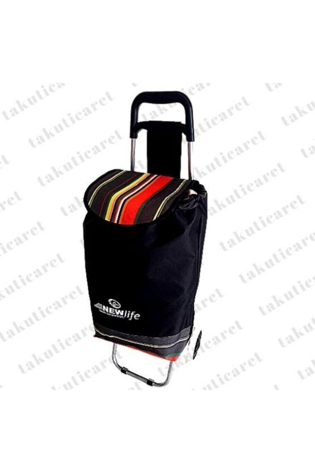 Trent Newlife Shopping Trolley With Bag Compartment Vertical Handle - Swordslife