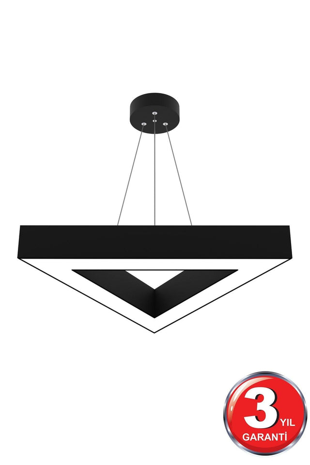 Trian (Black Case, Daylight) Led Modern Led Chandelier - Swordslife