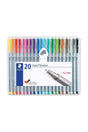 Triplus Triangle Fineliner 20 Pcs Felt Pen