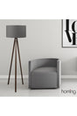 Tripod Floor Lamp with Walnut Leg Top Hat Ayd-2210 - Swordslife