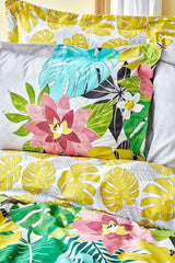 Tropic Green 100% Cotton Double Duvet Cover Set - Swordslife