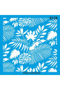 Tropical Wall Pattern - Stencil Painting