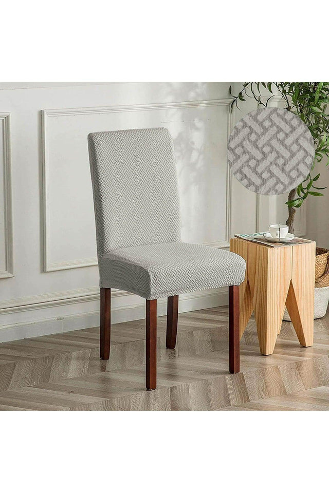 Brick Pattern Chair Cover Washable Lycra Flexible Elastic Chair Cover (KIREM) - Swordslife