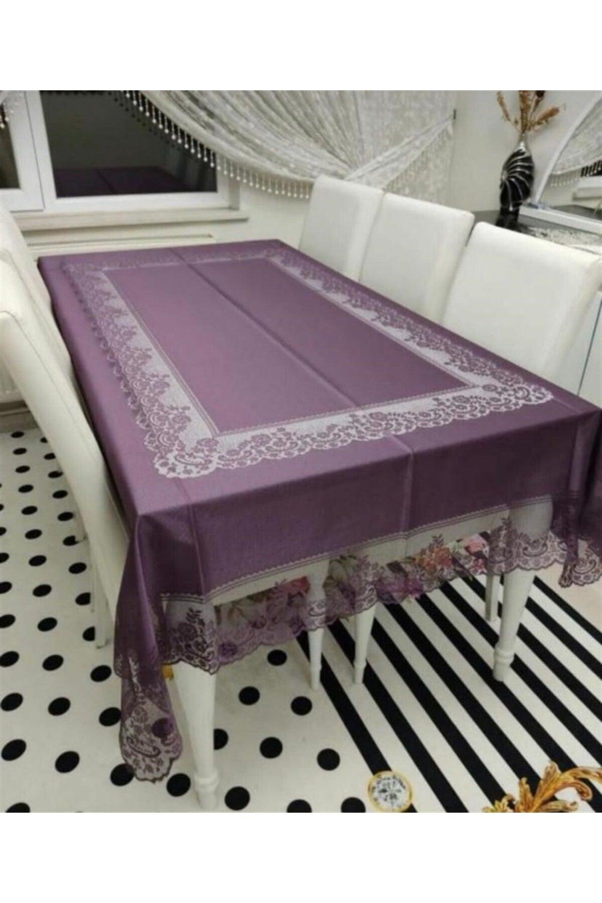 Tulle Table Cloth Elegant Design Lacy Carefree 160x220 - Swordslife