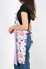 Tulipa Towel Kitchen Apron Models Lilac - Fast Food - Swordslife