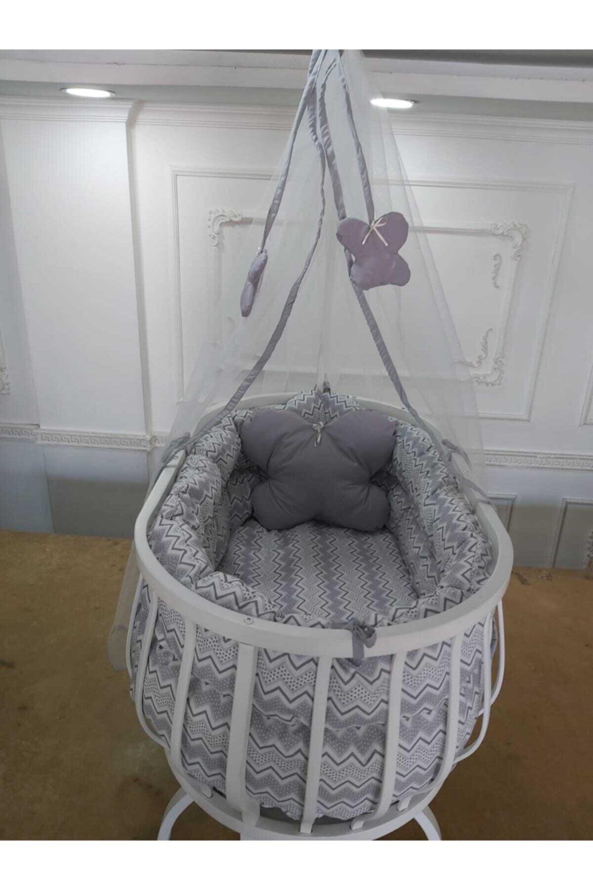 All Basket Cribs Compatible Gray Sleeping Set (crib, mattress not included) - Swordslife