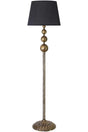 Tumbled 3 Piece Globe Floor Lamp Black - Swordslife