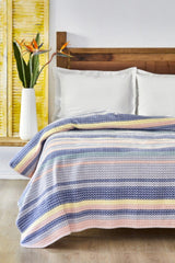 Twila Indigo Multi Double Blanket - Swordslife