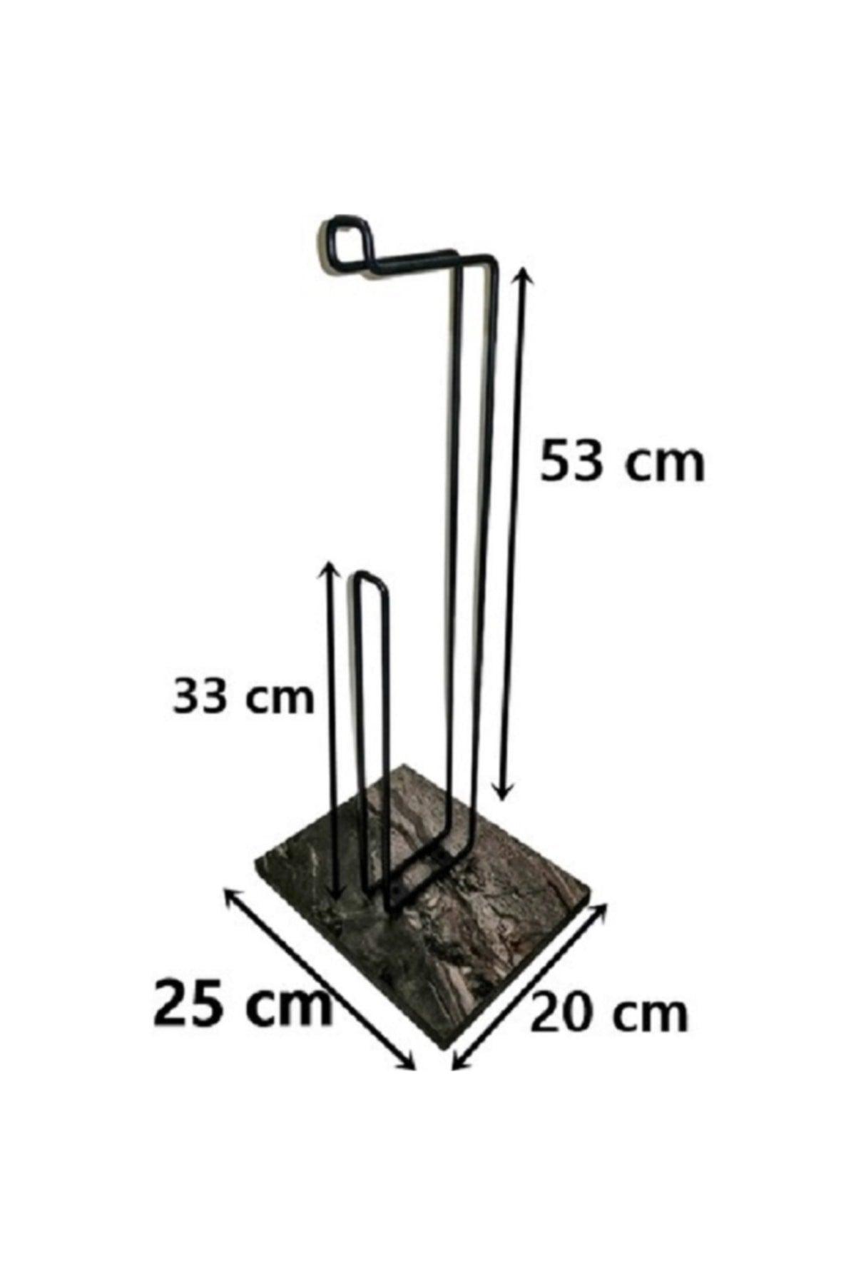 Ultra Luxury Anthracite Footed Toilet Roll Holder