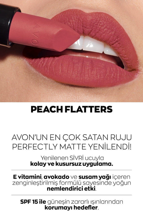 Ultra Matte Lipstick - Peach Flatters