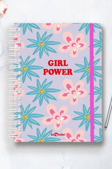 Undated Dotted Notebook Girl Power A5