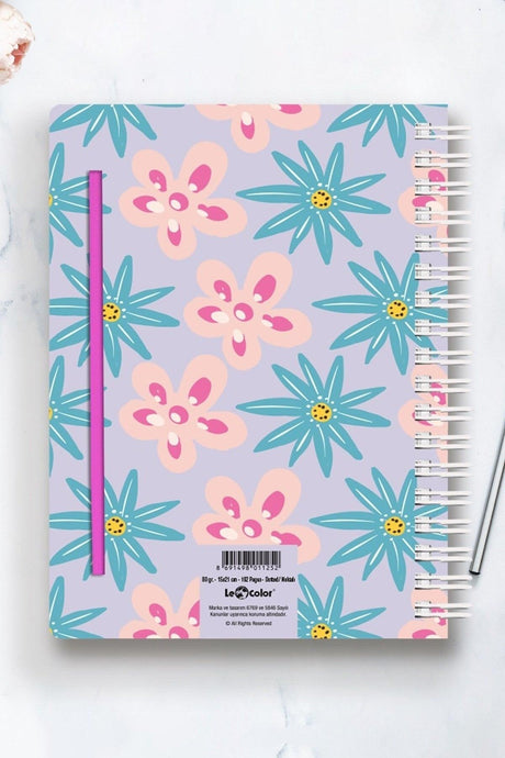 Undated Dotted Notebook Girl Power A5