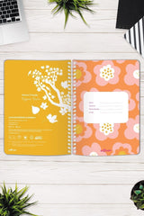 Undated Lined Notebook Girl Boss A5