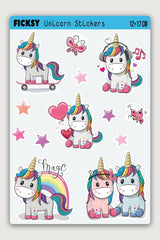 Unicorn Unicorn Sticker Set - 13