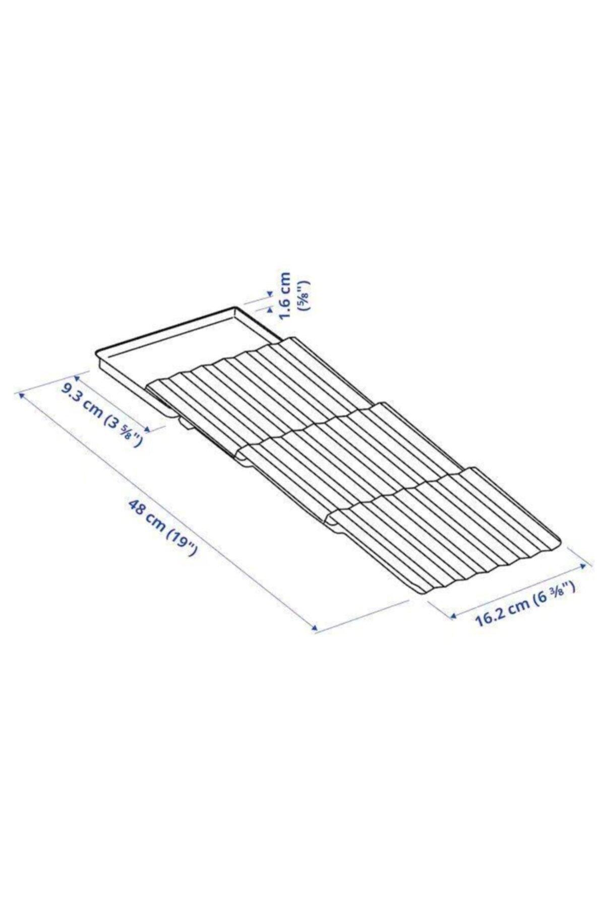 Uppdatera Drawer Organizer Spice Anthracite 20x50cm - Swordslife