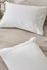 Urban Satin Double Duvet Cover Set - Mink - Swordslife