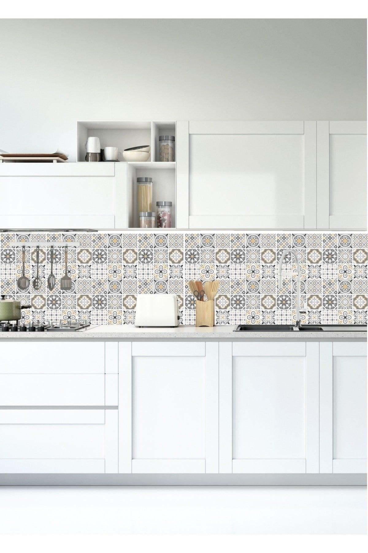 Uv Printing - Kitchen Countertop Tiles Foil Coating Sticker - Swordslife