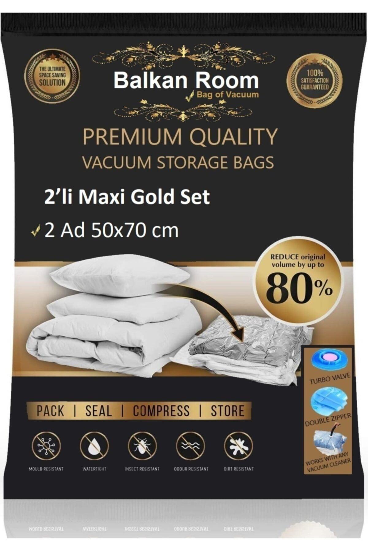 Vacuum Bag 2 Pcs Maxi Gold Set Vacuum Bag Vacuum Bag - Swordslife