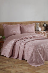 Valeron Pano Chenille Double Bedspread (powder) - Swordslife