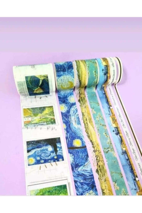 Van Gogh Design Patterned Paper Tape Set