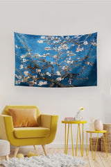 Van Gogh Blooming Almond Tree Wall Covering Carpet 140 X 100 Cm-70x100 Cm - Swordslife