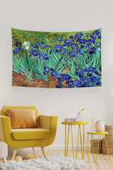 Van Gogh Iris Iris Flower Wall Covering Carpet - Swordslife