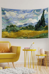 Van Gogh Cypress Tree Wall Covering Carpet 140 X 100 Cm-70x100 Cm - Swordslife