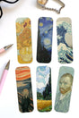 Van Gogh Themed Bookmarks 6 Pcs - Pvc