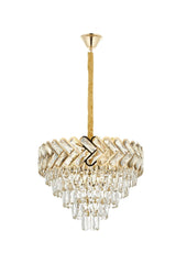 Vanessa 50 Yellow Crystal Stone Chandelier - Swordslife