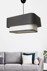 Varianza Single Pendant Light Anthracite White Mdrn-45 - Swordslife