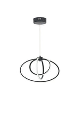 Varna Triple Anthracite Painted Led Chandelier - Swordslife