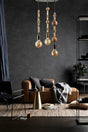 Vela Special Design 3 Piece Handcrafted Wooden Bead Pendant Lamp Chandelier - Swordslife