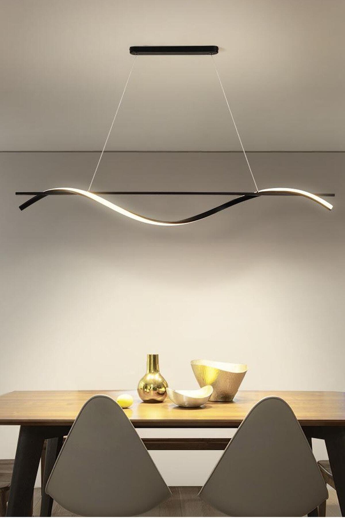 Vella Black Modern Style Daylight Led Sequence Chandelier - Swordslife