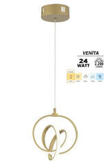 Venita Tumbled Modern Pendant Lamp Led Chandelier Living Room