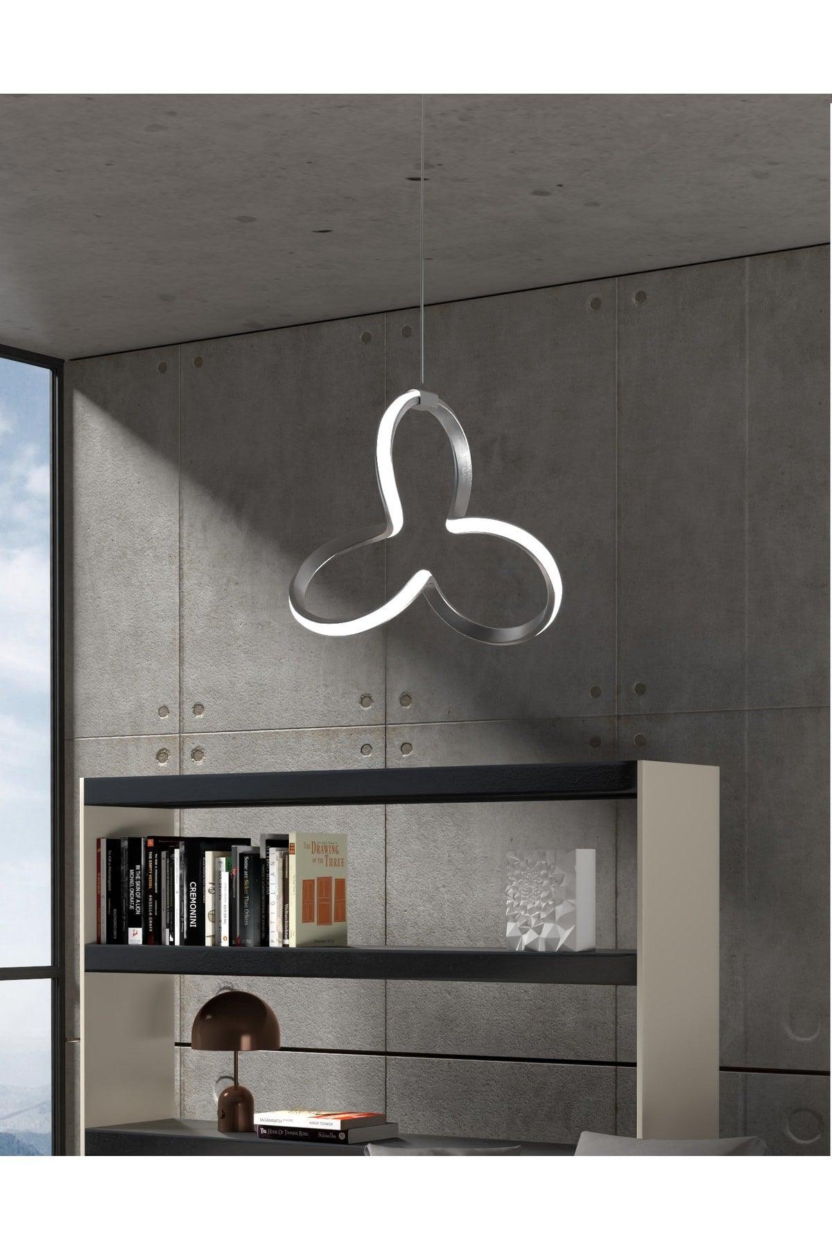 Venta Gray Modern White Led Chandelier - Swordslife